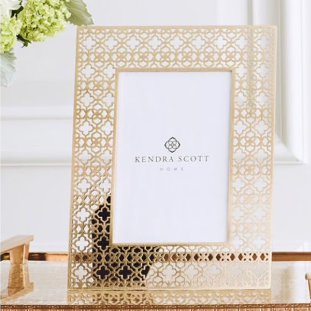 Kendra Scott Rose Gold Filigree Photo Frame, 4" x 6"